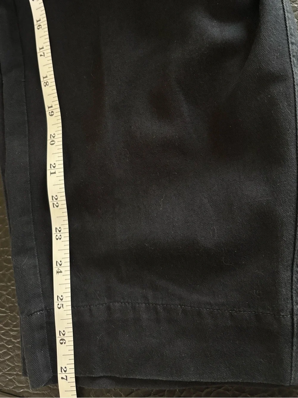 COS Navy Cotton Lyocell Linen Drawstring Barrel Tapered Pants Women’s US 6